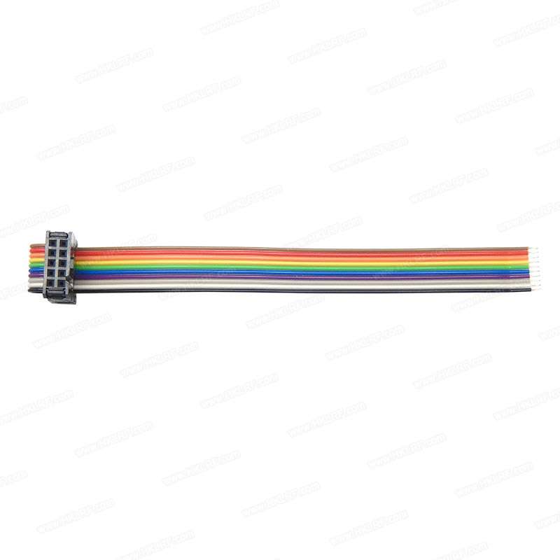 RT809H optional accessories IDC10 Female welding ISP Cable color strands of tinned copper wire